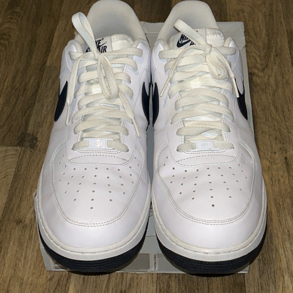 Nike AF1 Low White Obsidian